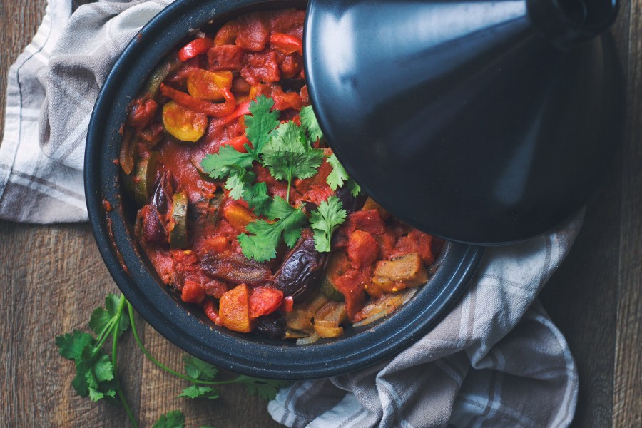 Mixed Vegetable Tagine with Apricots and Dates