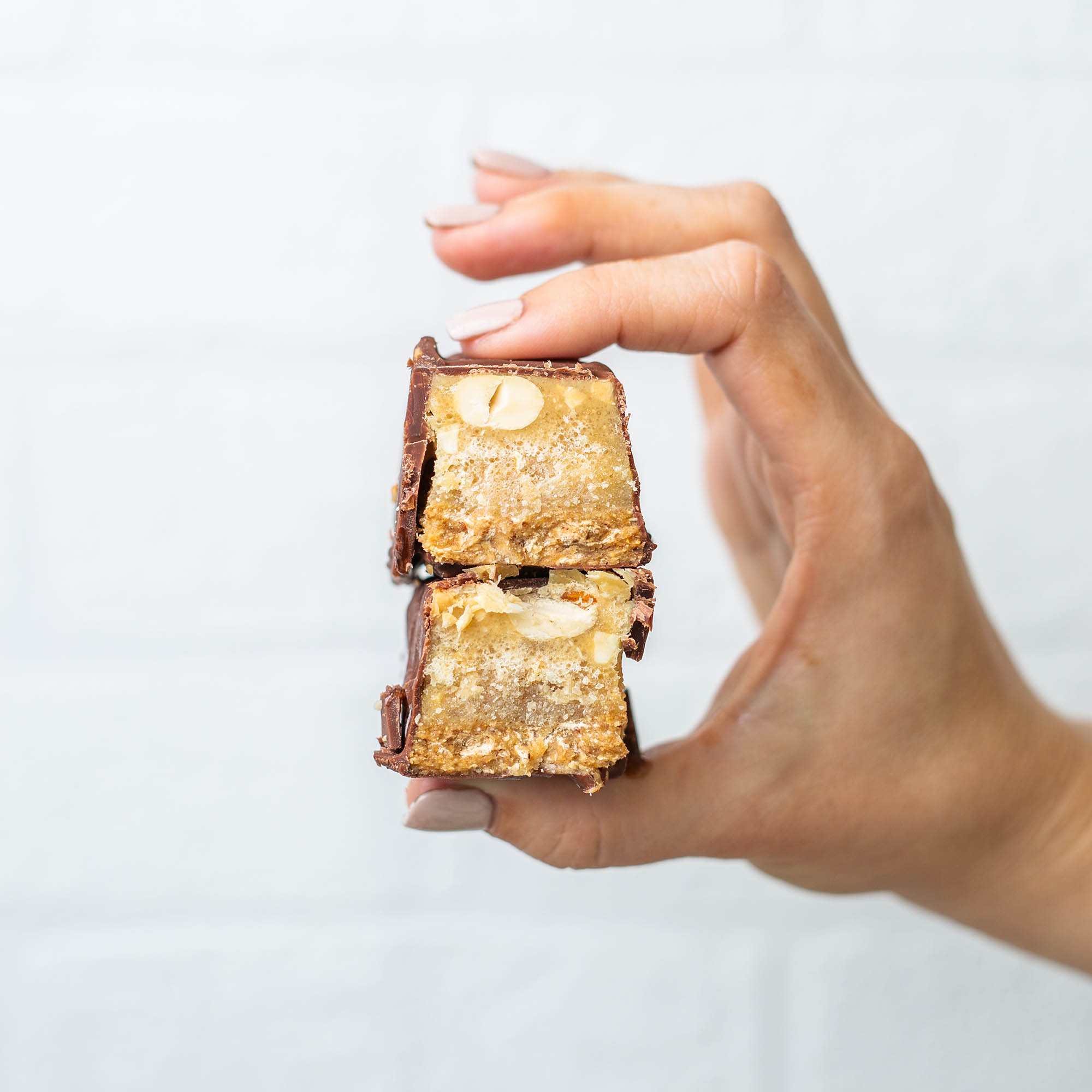 Vegan Low Fructose Chocolate Peanut Butter Snickers Bars